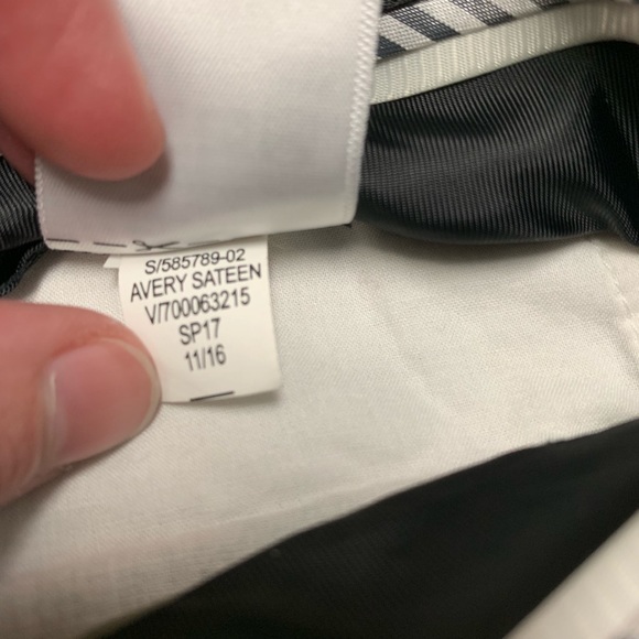 Banana Republic Avery Straight Fit Sateen Pants - Picture 7 of 7